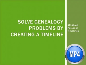 solving genealogy problems with timelines by beth foulk digital